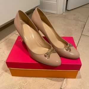 Kate Spade Catie Pumps with Gold Bows